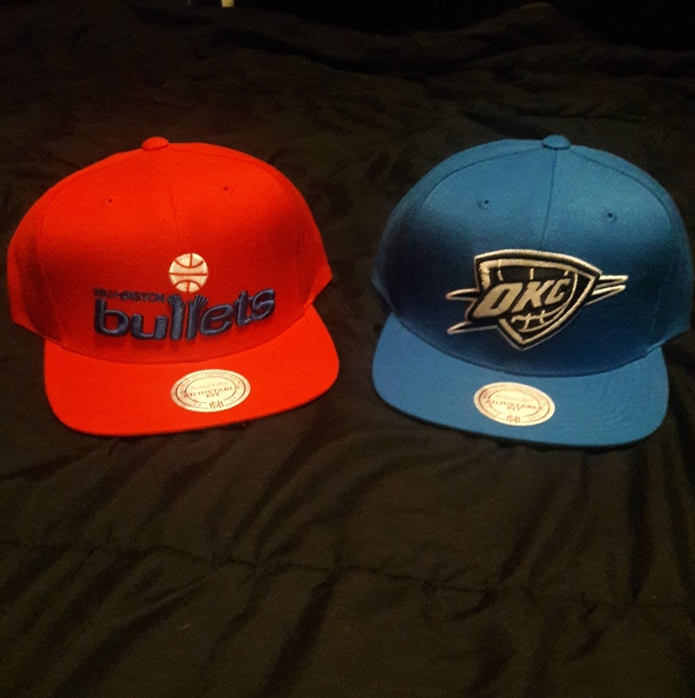 2 Brand New Mitchell And Ness Snapbacks - image 1
